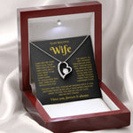 To My Wife Necklace - Jewellery Gifts Set for Wife