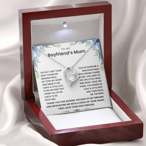 To My Boyfriend's Mum - I Want All of My Lasts To Be With Him - Necklace