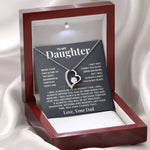 To My Daughter - I'll Carry You in My Heart - Beautiful Gift Set From Dad - Lx002