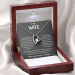 To My Wife Forever Love Necklace Gift Set - Lux321