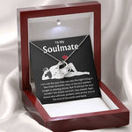 To My Soulmate Necklace For Women - Gift for Girlfriend | Lux321