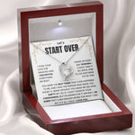 Let's Start Over Forever Love Necklace For Her- Meaningful Sorry Gift for Her