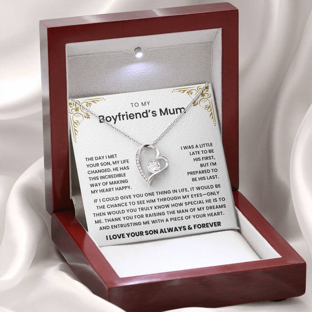 To My Boyfriend's Mum - I'm Prepared To Be His Last- Necklace