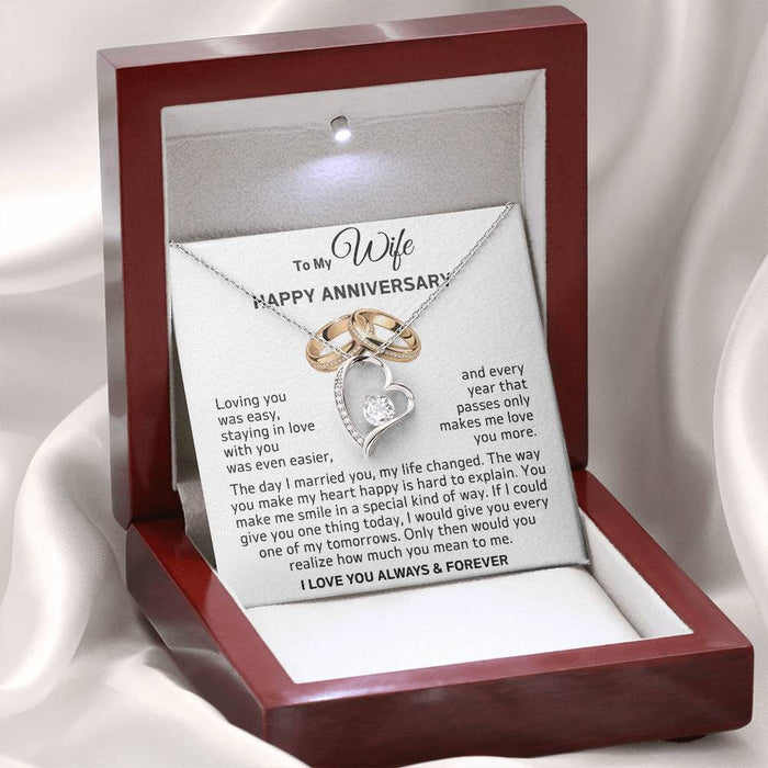 Romantic Anniversary Gift for Wife- Necklace