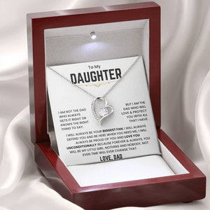 To My Daughter - I Will Always Be Your Biggest Fan - Forever Love Necklace