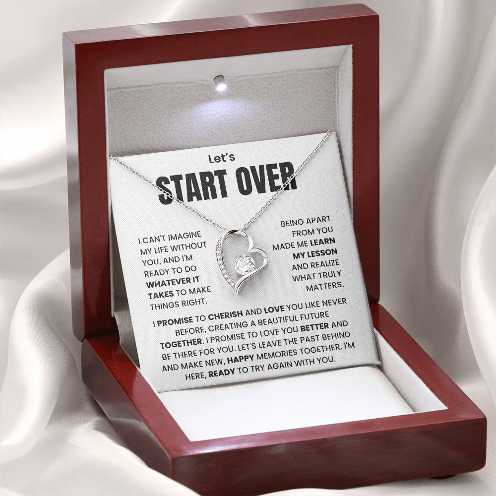 Let's Start Over - Forever Necklace