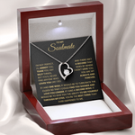 Luxoz To My Soulmate Heart Necklace Gift Set Lux221
