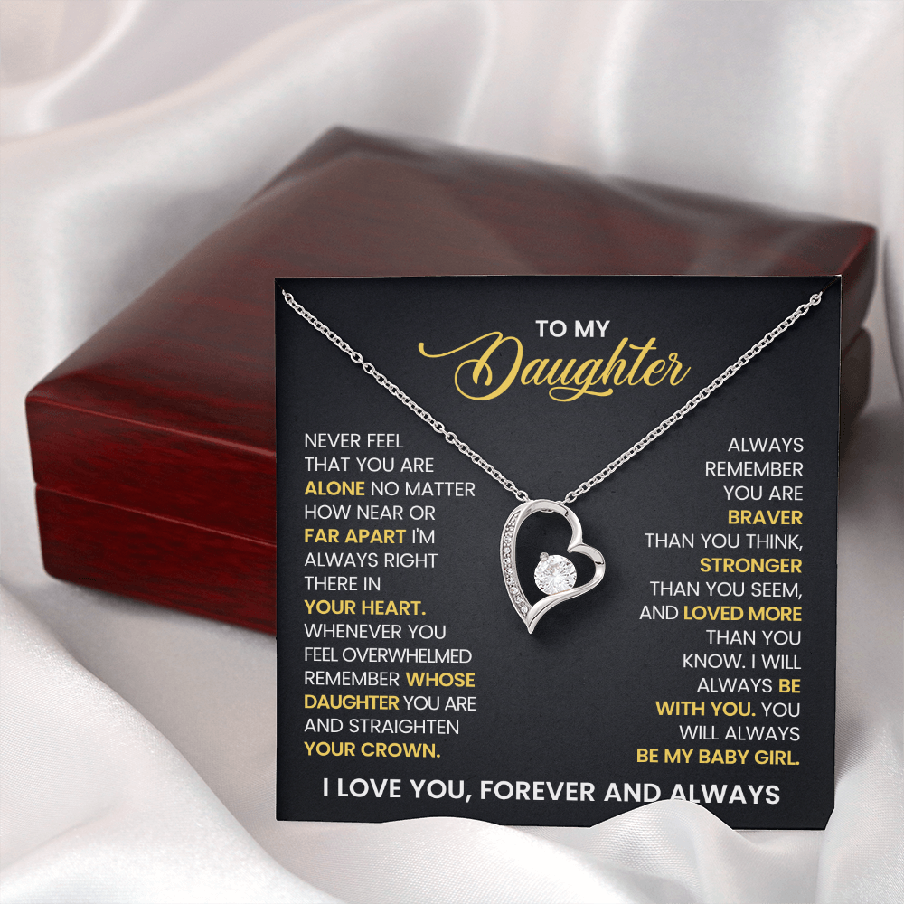 To My Daughter - With all my love Necklace