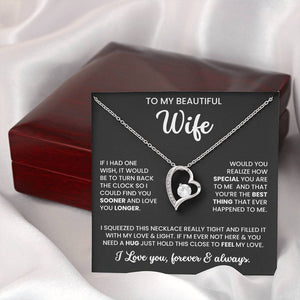 To My Beautiful Wife – Sentimental Jewellery Set | Meaningful Gift for Wife