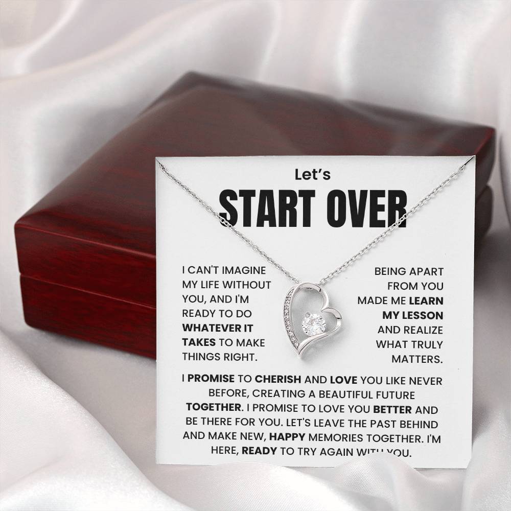 Let's Start Over - Forever Necklace