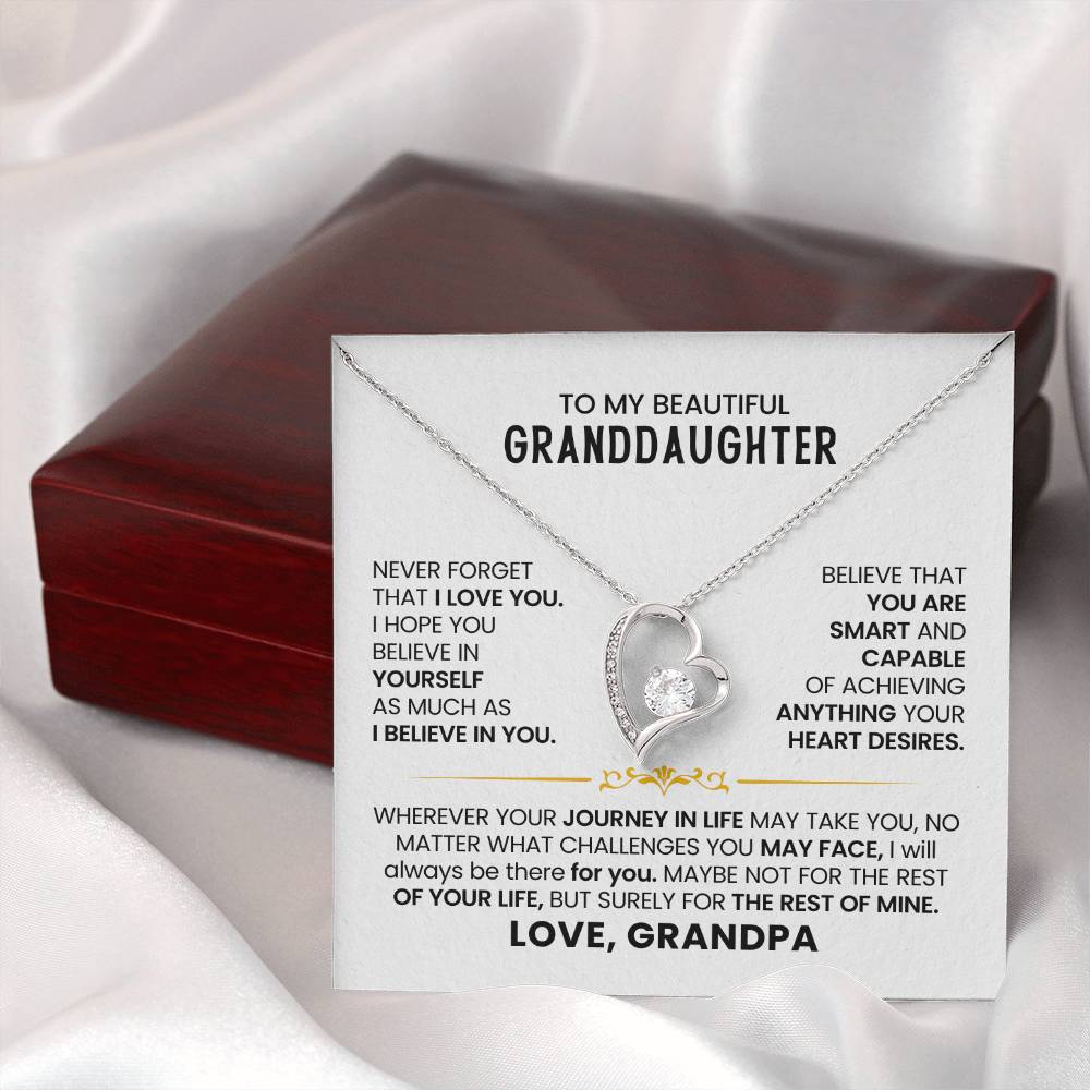 To My Beautiful Granddaughter - Always know you are loved