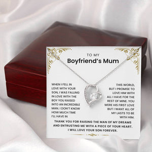 To My Boyfriend's Mum - Thank You for Raising The Man of My Dreams - Necklace