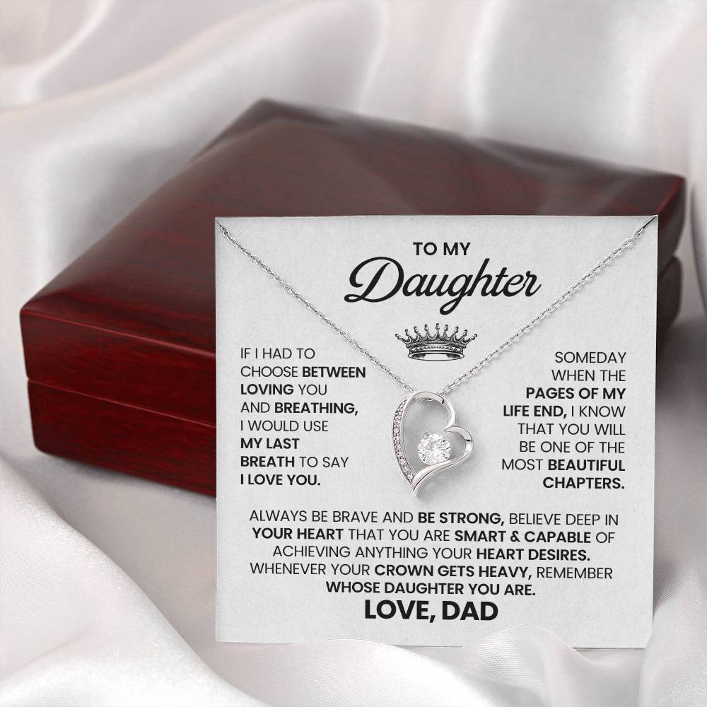 To My Daughter- You are my sunshine Necklace