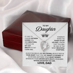 To My Daughter- You are my sunshine Necklace