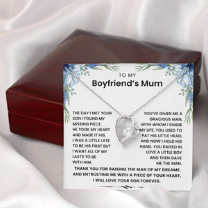 To My Boyfriend's Mum - I Want All of My Lasts To Be With Him - Necklace