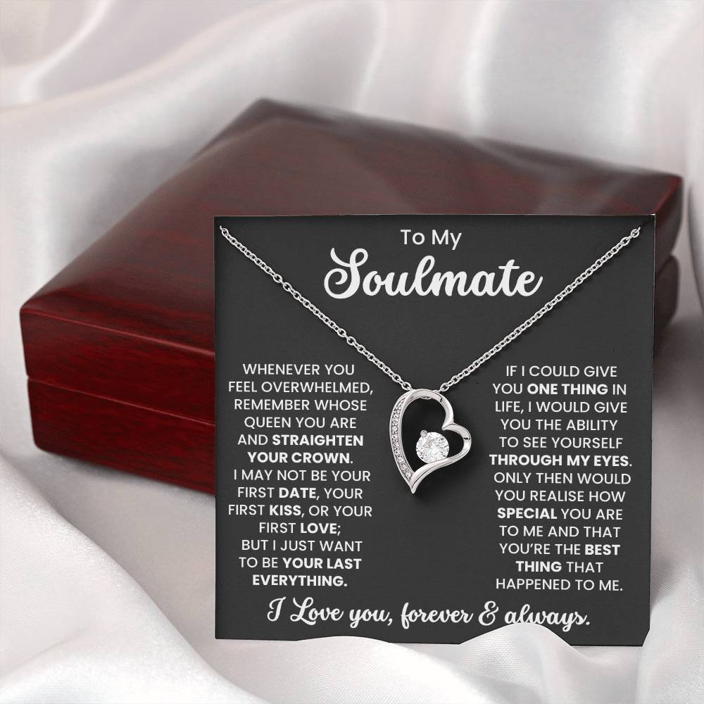 To My Soulmate Necklace – Elegant Jewellery Gift for Love