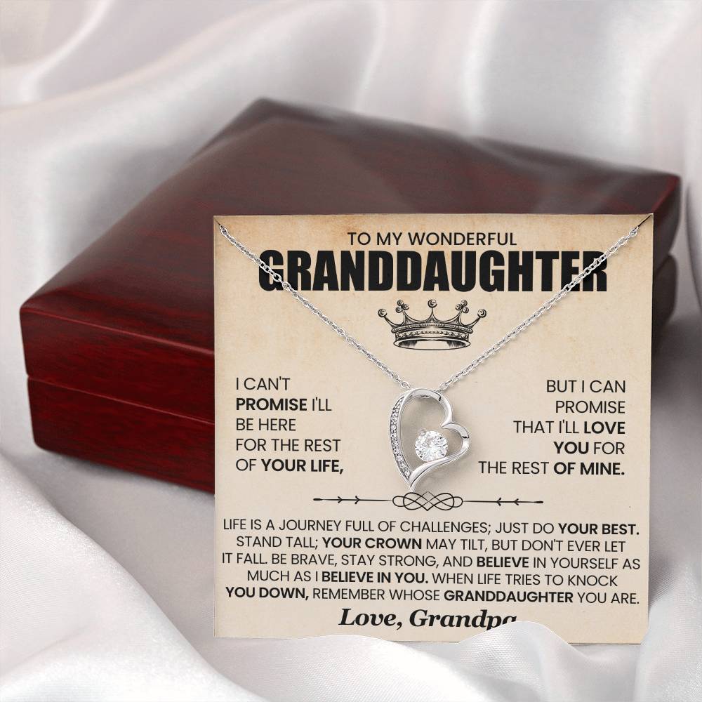 To My Wonderful Granddaughter – Endless love for you