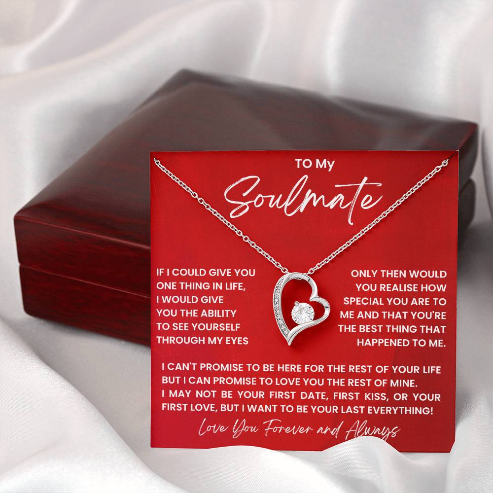 To My Soulmate-Forever Love Necklace-Love You Forever And Always