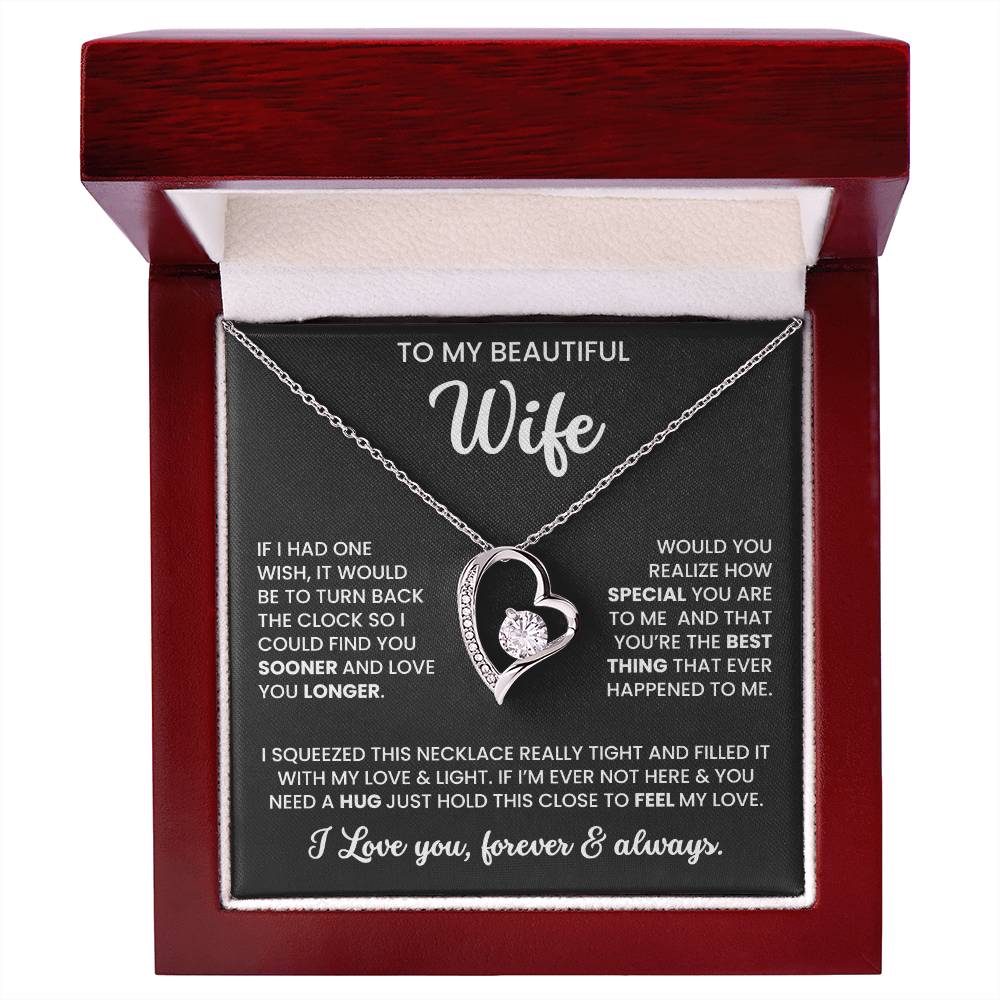 To My Beautiful Wife – Sentimental Jewellery Set | Meaningful Gift for Wife
