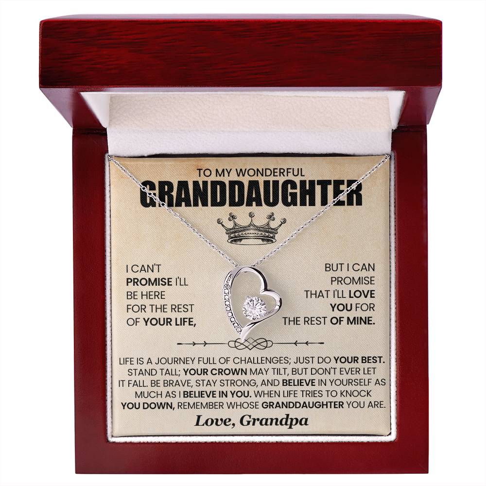 To My Wonderful Granddaughter – Endless love for you