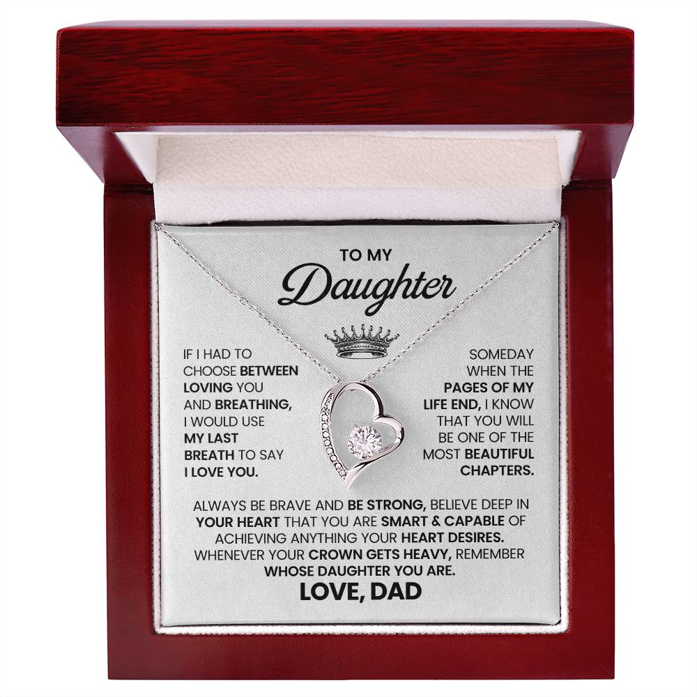 To My Daughter- You are my sunshine Necklace