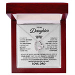 To My Daughter- You are my sunshine Necklace