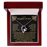 To My Daughter In Law - You Will Always Have A Place In My Heart - Necklace
