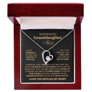 To My Beautiful Granddaughter – Always in my heart