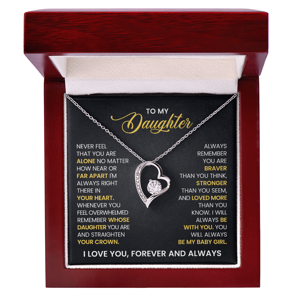 To My Daughter - With all my love Necklace