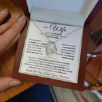To My Wife - You Are My Rock, My Joy, and The Love of My Life - Necklace