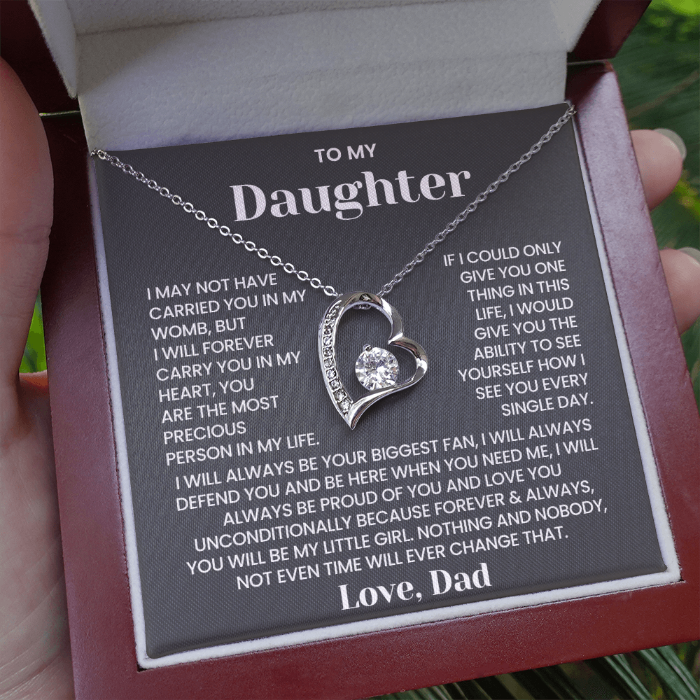 To My Daughter - You Are The Most Precious Person in My Life - Necklace