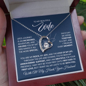 To My Wife - You Are My Rock, My Joy, And The Love of My Life - Necklace
