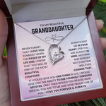 To My Beautiful Granddaughter - You Will Be One of The Most Beautiful Chapters - Necklace