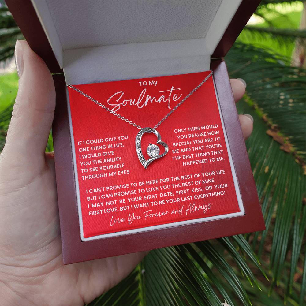 To My Soulmate-Forever Love Necklace-Love You Forever And Always