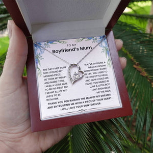 To My Boyfriend's Mum - I Want All of My Lasts To Be With Him - Necklace