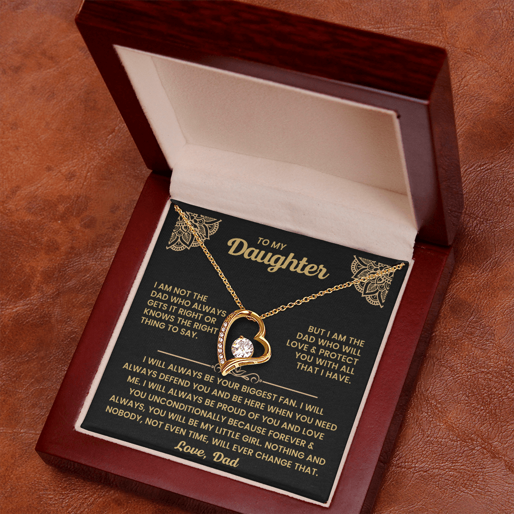 To My Daughter - I Will Always Be Your Biggest Fan - Necklace