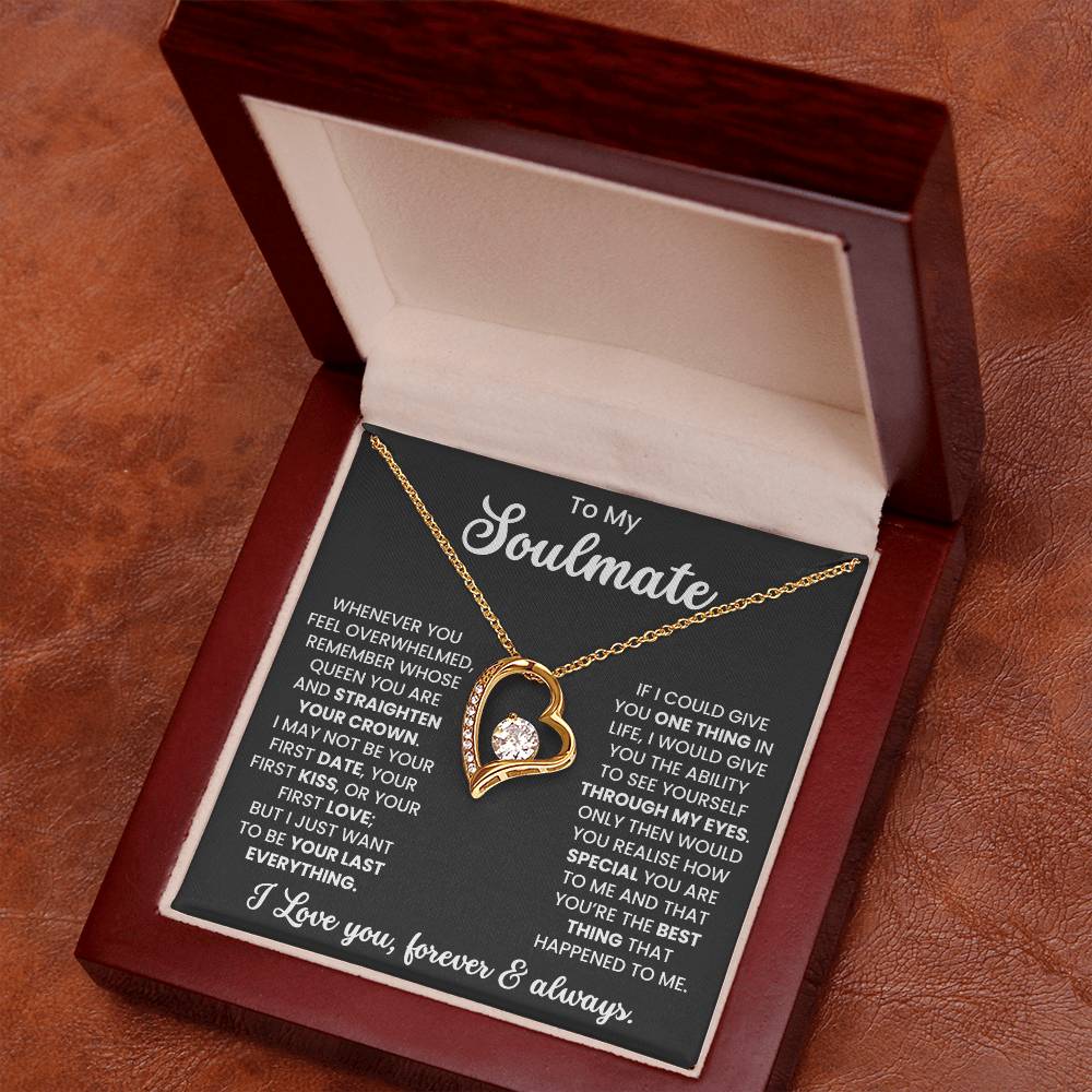 To My Soulmate Necklace – Elegant Jewellery Gift for Love