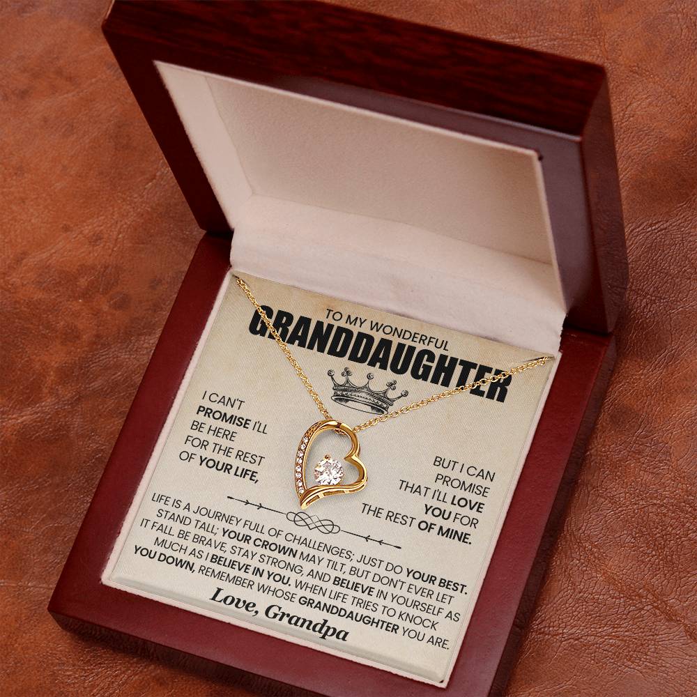 To My Wonderful Granddaughter – Endless love for you