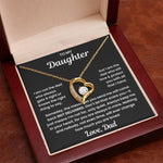 To My Daughter - I'm Not Far Only Quiet - Necklace
