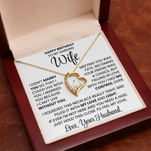 Happy Birthday Necklace Gift Set for Wife BDY01