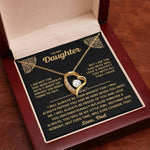 To My Daughter - I Will Love & Protect You - Necklace