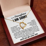 Perfect Apology Gift for Daughter from Dad - Necklace