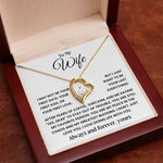 To My Wife - I Don't Just Love You, I Love Doing Life With You - Necklace