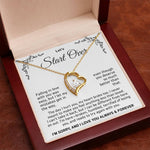 Let's Start Over Necklace For Her- Meaningful Sorry Gift