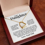 To My Daughter - I Love You - Beautiful Gift Set From Dad - Lx003