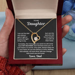 To My Daughter - I'm Not Far Only Quiet - Necklace
