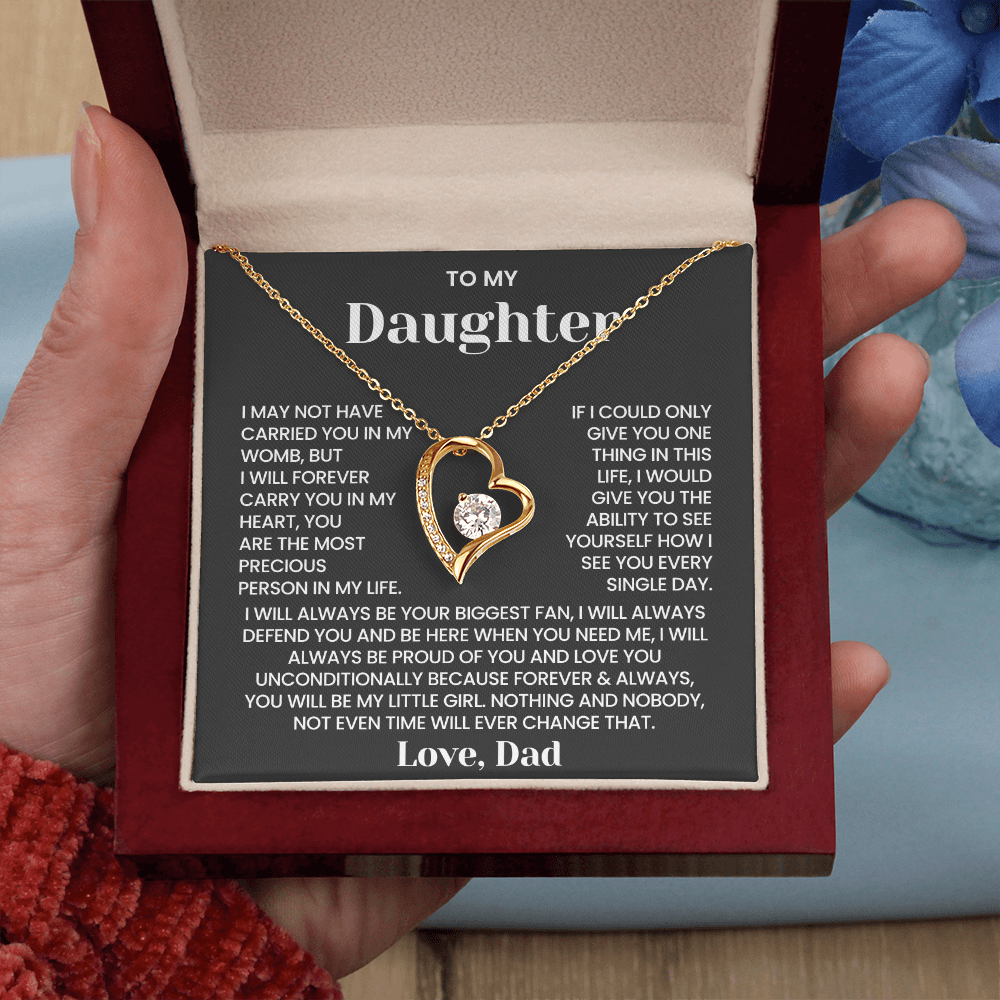 To My Daughter - You Are The Most Precious Person in My Life - Necklace