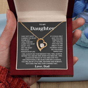To My Daughter - You Are The Most Precious Person in My Life - Necklace