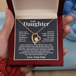 To My Daughter - I'll Carry You in My Heart - Beautiful Gift Set From Dad - Lx002