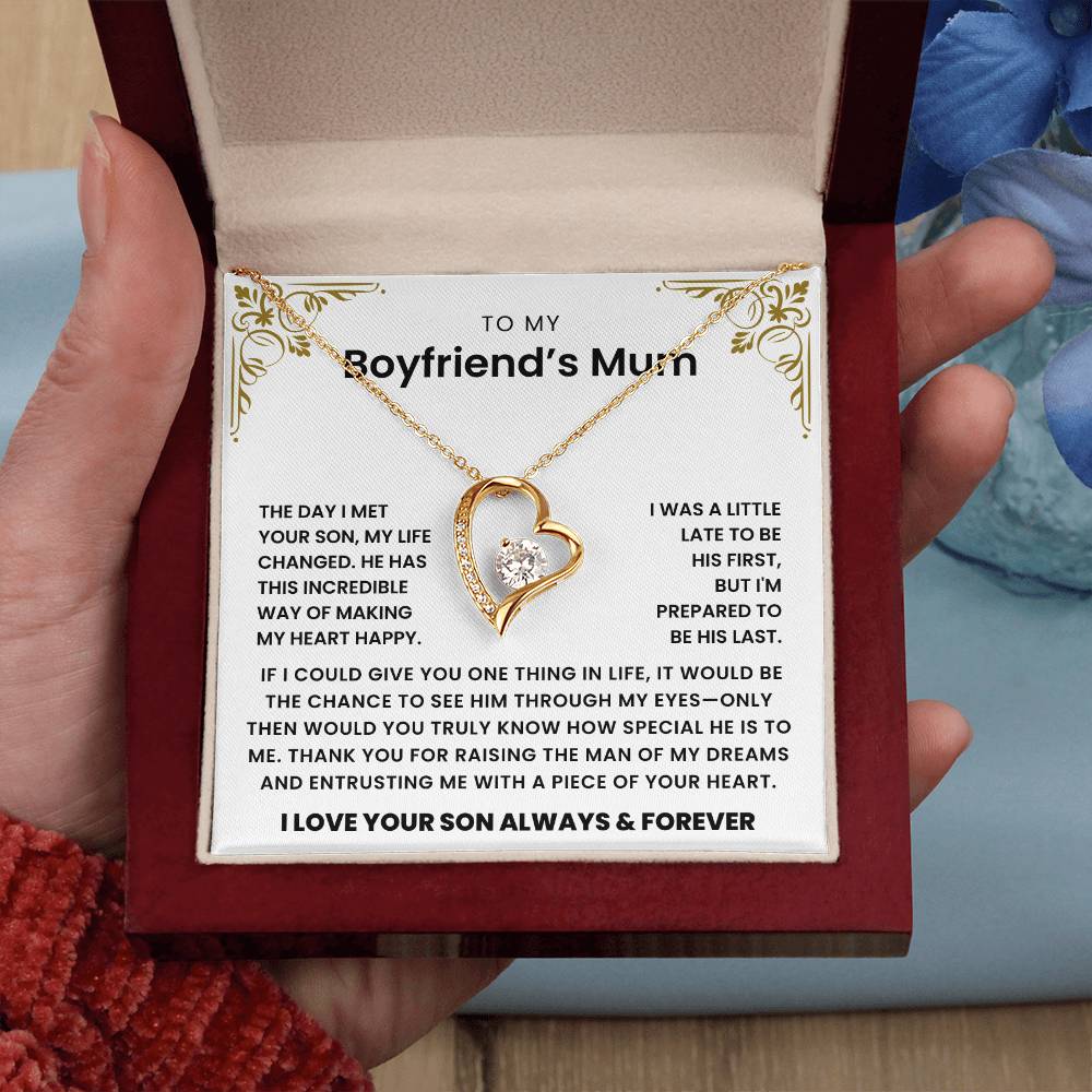 To My Boyfriend's Mum - I'm Prepared To Be His Last- Necklace